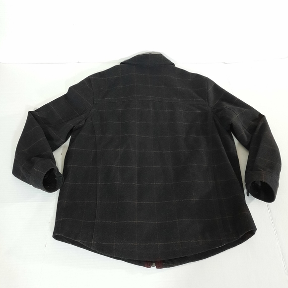 Tommy Bahama Ramero Plaid Wool Blend Shirt Jacket - Picture 5 of 6